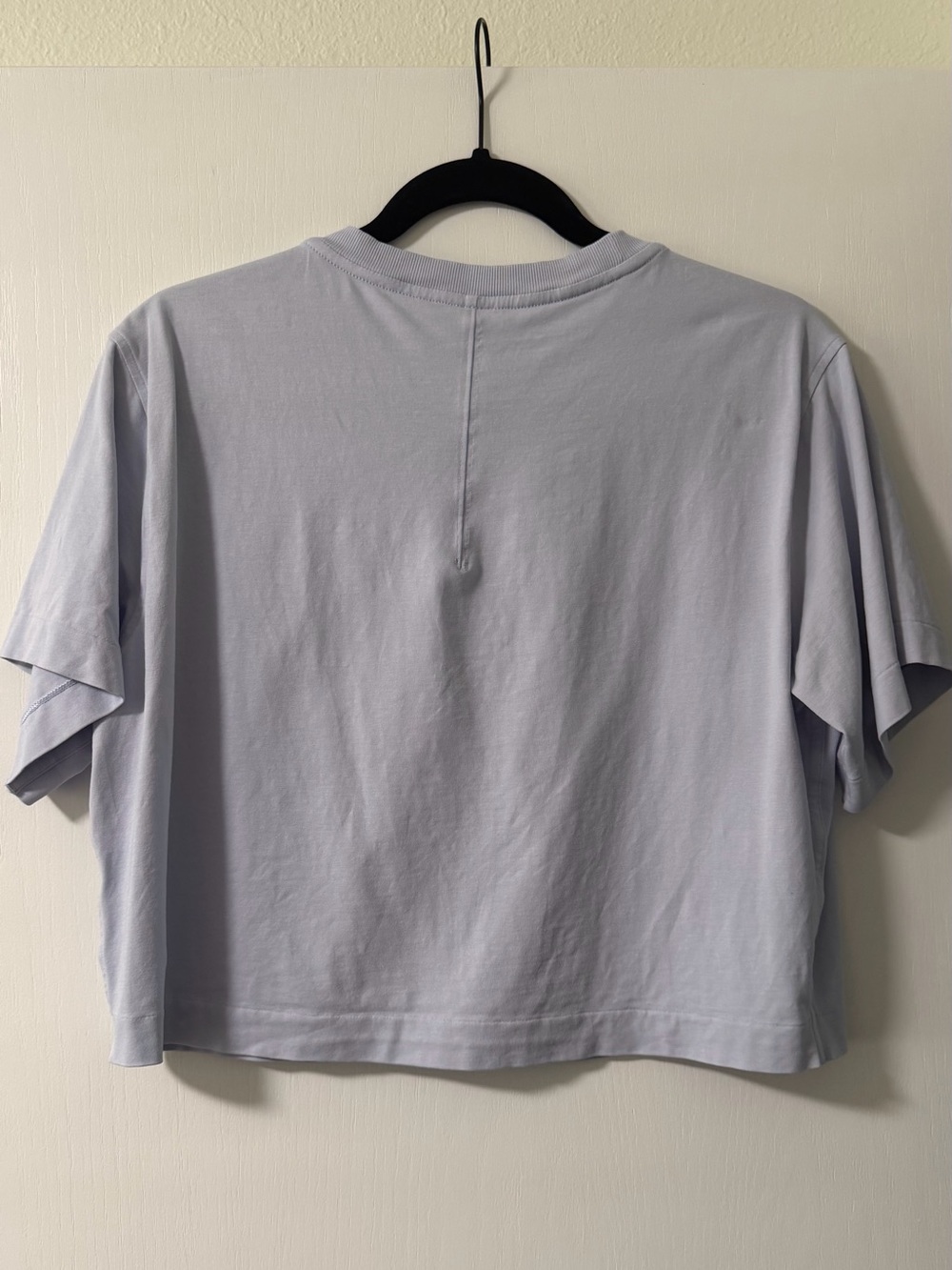 Lululemon All Yours Cropped T-Shirt, Size Medium, Serene Blue - Picture 5 of 7